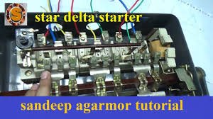 Forward reverse star delta starter control wiring connection diagram. Star Delta Starter Connection Youtube