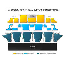 Ny Society For Ethical Culture Concert Hall 2019 Seating Chart