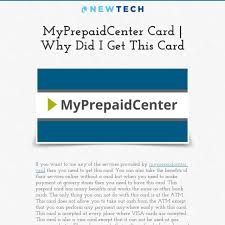 Mastercard is a registered trademark, and the circles design is a trademark. Myprepaidcenter Card Why Did I Get This Card
