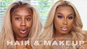 perfect blonde hair for brown skin