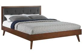 adair platform queen upholstered bed