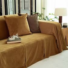 Buy Golden Brown Sofa Slipcover Custom