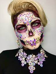 crystal skull halloween makeup toronto