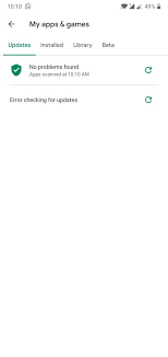 By tapping this notification, you will be redirected to the play store, where you will finish the process of updating. Error I Can T See All My Apps In Google Play Store To Update Them Oneplus Community