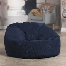 Adults kid inflatable flocked bean bag chair lazy sofa couch cover indoor large. Cord Bean Bag Chair Luxury Extra Large Classic Adult Beanbag Navy Blue 5060554742448 Ebay