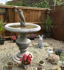 Owl Statue Stone Garden Ornament