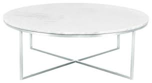 liza white marble round coffee table