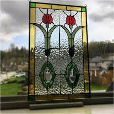 Antique Stained Glass Window Vintage