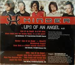 hinder lips of an angel 2006 cd