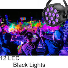 Buy Uv Led Black Light Teckepic 12led Dmx Blacklight Violet