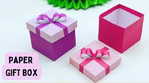 diy mini paper gift box paper craft
