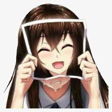 Anime is a style of animation/drawing originating from japan. Smile Mask Photo Hiding Crying Sad Sadness Anime Anime Girl Fake Smile Free Transparent Clipart Clipartkey