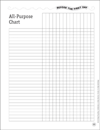 All Purpose Chart Before The First Day Printable Forms
