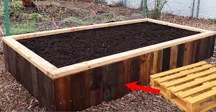 How To Build A Raised Bed Using Pallets