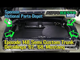 clic car semi custom trunk detailing