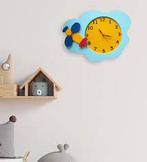 airplane shaped clock by kidoz