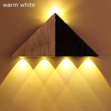 modern triangle led wall sconce lamp