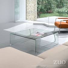 Zuo Campaign Coffee Table In Clear