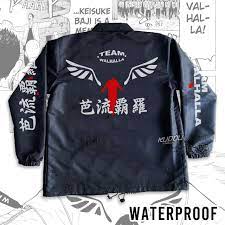 Valhalla jacket tokyo revengers posters. Coach Waterproof Jacket Team Valhalla Tokyo Manji Anime Tokyo Revengers Manga Premium Unisex Facebook