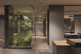 Atmospheric Apartment With Indoor Green Spaces And Natural Materials |  House design, Design, Roof garden