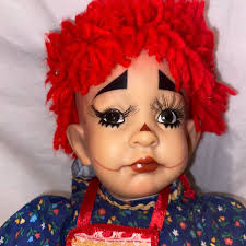 raggedy ann clown makeup doll 16 2003