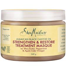 Great for those with vitamin deficiencies, hormonal hairloss, and overall growth. Shea Moisture Jamaican Black Castor Oil Strengthen Grow Restore Treatment Masque 340g Free Delivery Justmylook