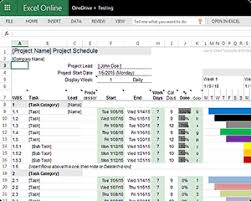 New Gantt Chart For Excel Online