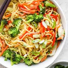 vegetable chow mein food with feeling