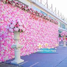 Flower wall decor 3d flower wall panel silk flowers for wedding backdrop. Buy Diy Artificial Cloth Rose Flower Wall Decoration Party Wedding Backdrop Creative Hotel Background At Affordable Prices Free Shipping Real Reviews With Photos Joom