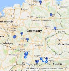 La germania (in tedesco deutschland) è una nazione dell'europa centrale e membro fondatore dell'unione europea. Castele Germania Google My Maps