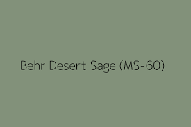 Behr Desert Sage Ms 60 Color Hex Code