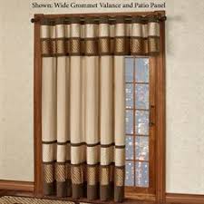 This insulated patio door drapery panel requires the use of one drapery rod with drapery rings with pinch clips or traverse rod (which opens and closes) with drapery hooks. Patio Door Curtain Panels Touch Of Class