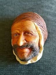 vintage bossons chalkware pirate head