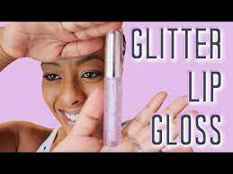 how to make glitter lip gloss for your
