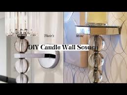 Diy Candle Wall Sconce Diy Wall
