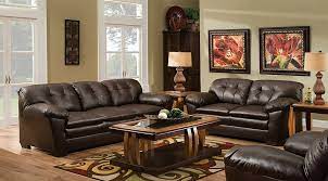 Brown Bonded Leather Contemporary