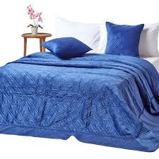 Luxury Quilted Velvet Bedspread