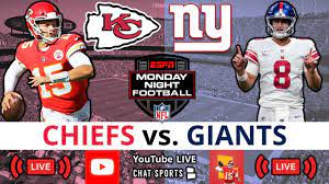Chiefs vs. Giants Live Streaming ...