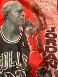 Vtg Michael Jordan Bulls Chalk Line