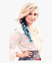 Demi lovato's dark blue, teal and mint green ombré hair at y100's jingle ball at the bb&t center in sunrise florida on december 20, 2013. Demi Lovato Blonde And Blue Hair Png Image Transparent Png Free Download On Seekpng