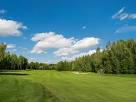 Countryside Golf Course Green Cutted Grass On Field Forest And ...