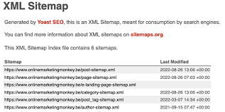 xml sitemap wat is het en belang voor seo