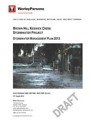 brown hill and keswick creek stormwater