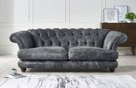 St Edwin Modern Vintage Leather Sofa