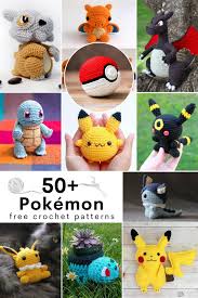 51 free crochet pokemon patterns made