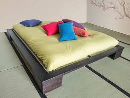 fujiko tatami solid wood double bed by