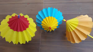How To Make A Paper Umbrella That Open And Closes Step By Step Process