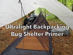 ultralight backng bug shelter