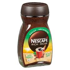 nescafe rich instant coffee decaf