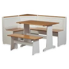 You could discovered one other kitchen nook set better design concepts. Riverbay Furniture Breakfast Corner Nook Table Set In White Rf 56008